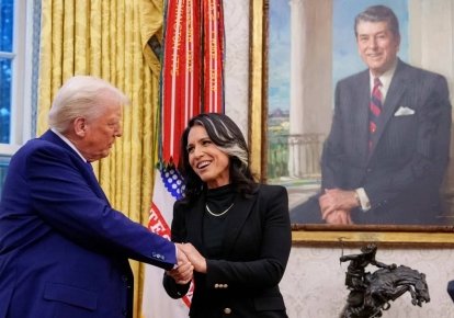 Дональд Трамп и Тулси Габбард