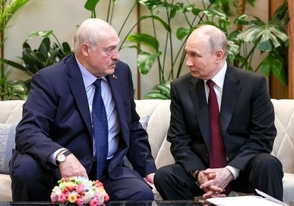 Олександр Лукашенко і Володимир Путін