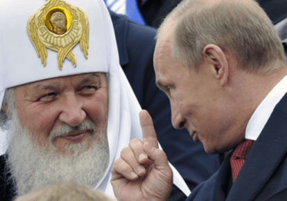 Патриарх Кирилл и президент РФ Владимир Путин