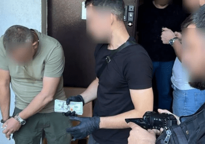 Задержание подозреваемого руководителя Николаевского ТЦК Виталия Кулиша