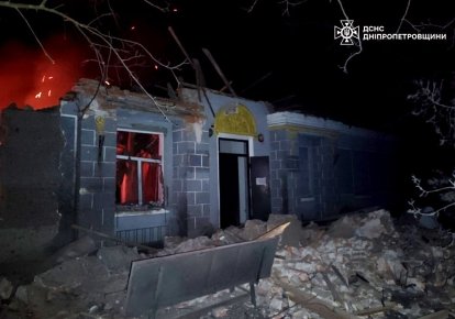 Последствия обстрела Днепропетровщины