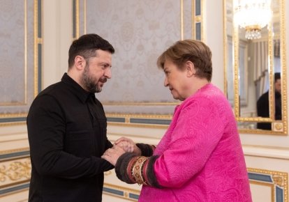 Володимир Зеленський і Крісталіна Георгієва