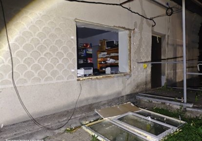 Поврежден дом на Днепропетровщине
