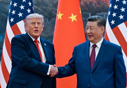 Дональд Трамп и Си Цзиньпин