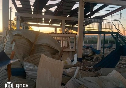 Руйнування на пункті пропуску "Табаки"