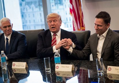 Дональд Трамп і Пітер Тіль