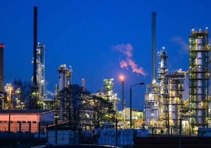 Нафтопереробний завод у Шведті забезпечує паливом значну частину північно-східної Німеччини