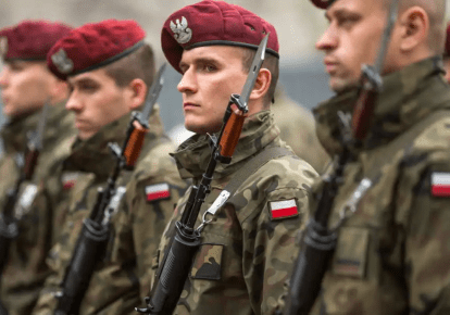 Военнослужащие польской армии