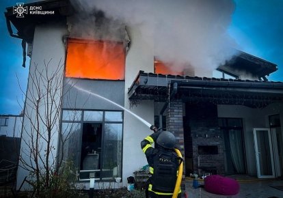 Пожежа від обстрілу