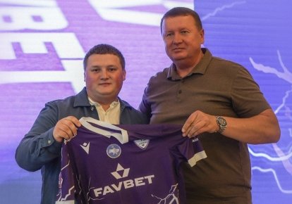 Генеральний директор ЛНЗ Василь Каюк та директор БК Favbet Ігор Сірук