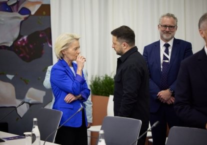 Урсула фон дер Ляєн і Володимир Зеленський