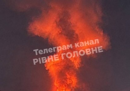 Пожар в Ровенской области
