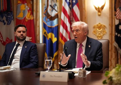 Джей Ди Вэнс и Дональд Трамп