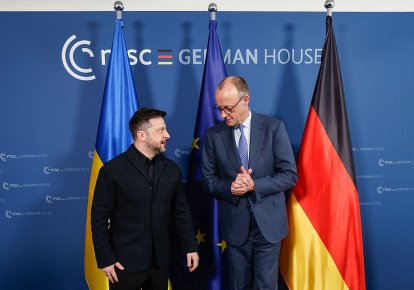 Володимир Зеленський і Фрідріх Мерц