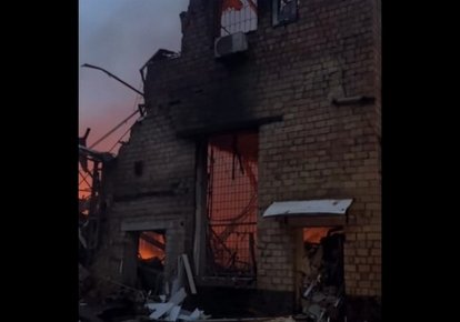 Наслідки удару по ювелірному підприємству в Києві