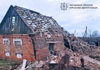 Обстрел Запорожской области