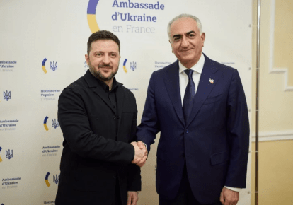 Володимир Зеленський з Резою Пахлаві