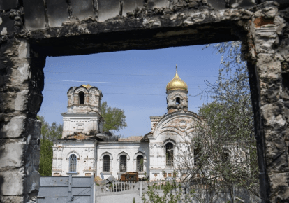 Полуразрушенная церковь в селе Лукашевка / Фото: УНИАН