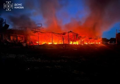 Пожежа від обстрілу