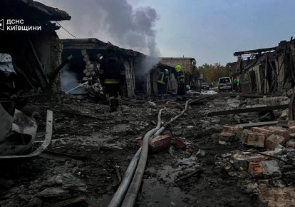Разрушение в Киевской области