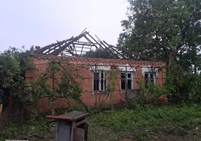 Последствия обстрела Днепропетровщины