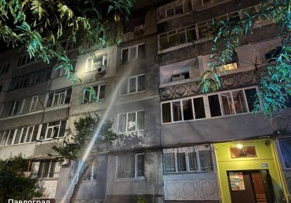 Пожар в доме в Павлограде