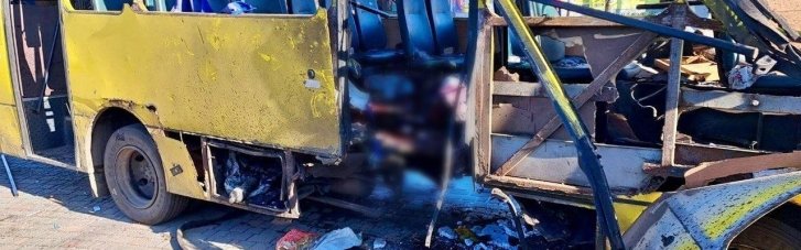 В Днепропетровской ОВА рассказали о состоянии пострадавших из-за удара по автобусу в Никополе