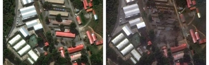 З’явилися супутникові знімки уражених в Каракасі об’єктів