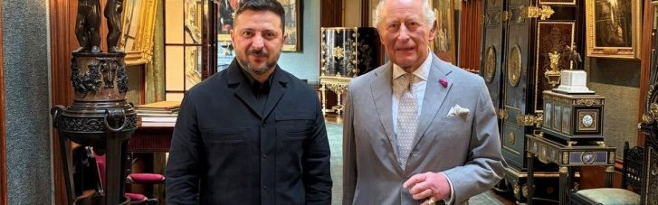 Король Британії Чарльз влаштував аудієнцію Зеленському (ФОТО)