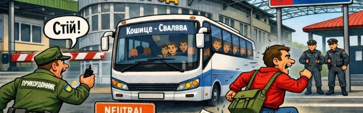 Водій міжнародного рейсу втік від прикордонників на КПП "Ужгород", залишивши пасажирів і автобус на нейтральній смузі
