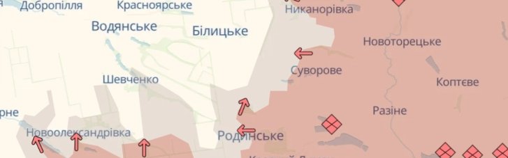 Российская армия продвинулась вблизи Константиновки, — DeepState (КАРТА)