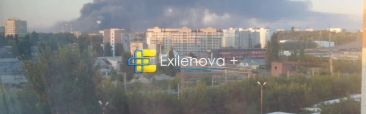 На Росії горить черговий НПЗ (ВІДЕО)