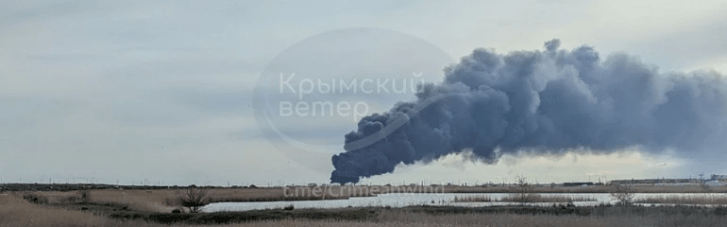 ЗСУ вгатили по нафтобазі в окупованій Феодосії, — соцмережі