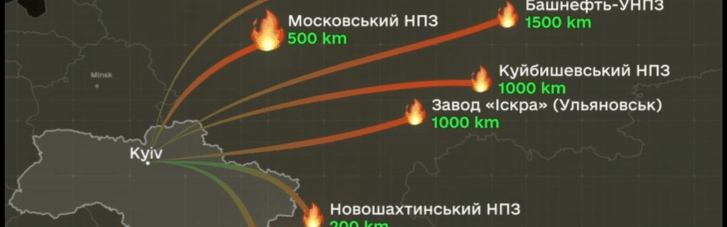 Цього тижня ЗСУ поцілили в 6 стратегічних НПЗ Росії на мільйони доларів (ВІДЕО)