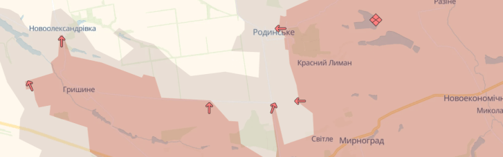 Окупанти просунулися на Донеччині, натомість ЗСУ зачистили дві ділянки, — DeepState (КАРТА)