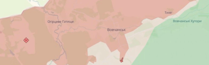 У DeepState повідомили про просування росіян у Вовчанську та біля двох сіл на Донеччині