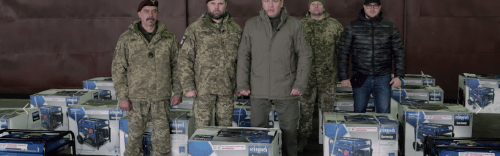 "Украинская команда" передала десантникам 81 бригады партию генераторов
