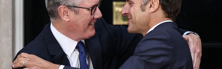 Макрон поблагодарил Стармера за поддержку Украины