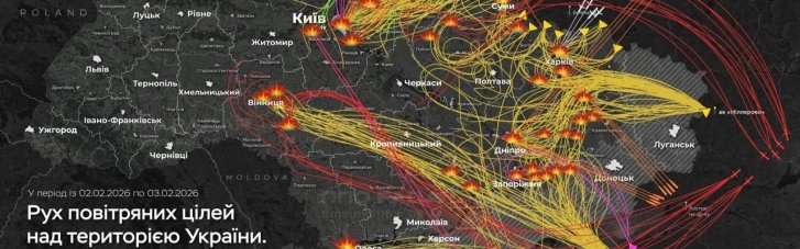 Україну атакували балістичні, протикорабельні та крилаті ракети, а також 450 безпілотників. Під прицільною атакою - енергетика