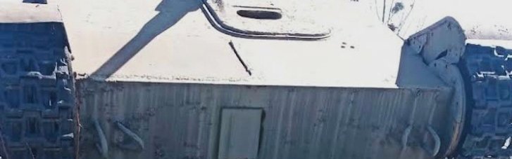 В Харьковской области неизвестные похитили с постамента танк-мемориал