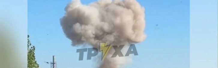 Росіяни зранку атакували Дніпро: над містом "гриб" із диму (ВІДЕО)