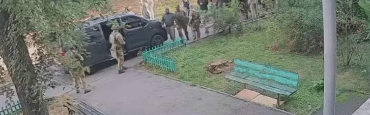 З'явилося відео конфлікту бійців СБУ та ГУР