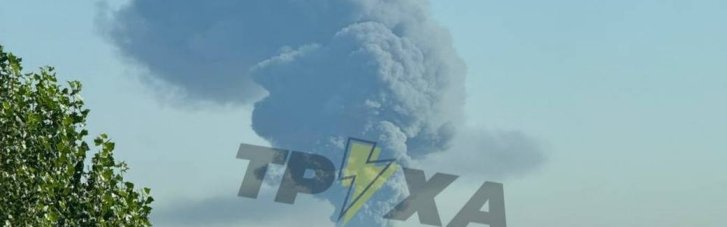 Київ вранці зазнав дронової атаки, загорілися склади (ВІДЕО)