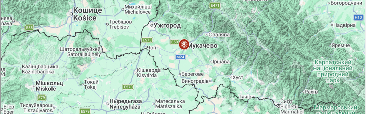 На Закарпатье сегодня произошло землетрясение