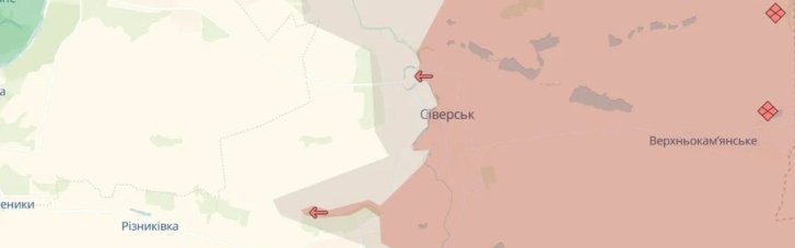 Росіяни просуваються на Донеччині: DeepState повідомляє про окупацію Серебрянки