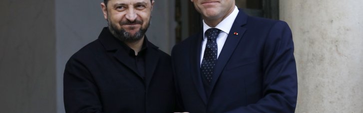 Макрон говоритиме з Зеленським про гроші, зброю та "Дружбу"