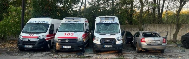 Від обстрілу в Запоріжжі пошкоджені два медзаклади, поранено чоловіка (ФОТО)