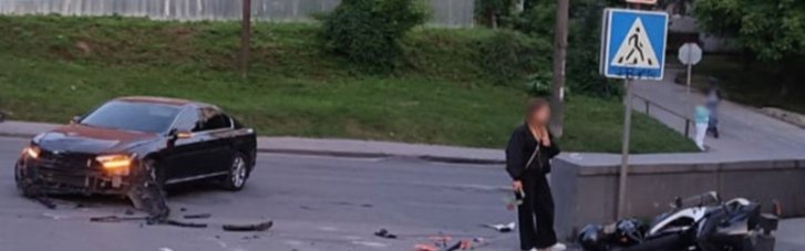 В Хмельницком произошло ужасное ДТП с участием мотоцикла