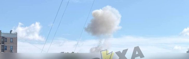 Атака реактивного дрона вызвала пожар в Киеве, над столицей — дым