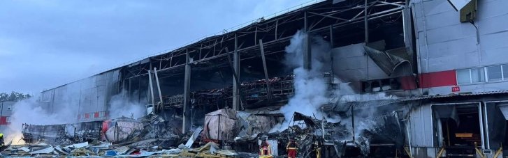 Российские ракеты уничтожили самый инновационный терминал Новой почты в Киеве
